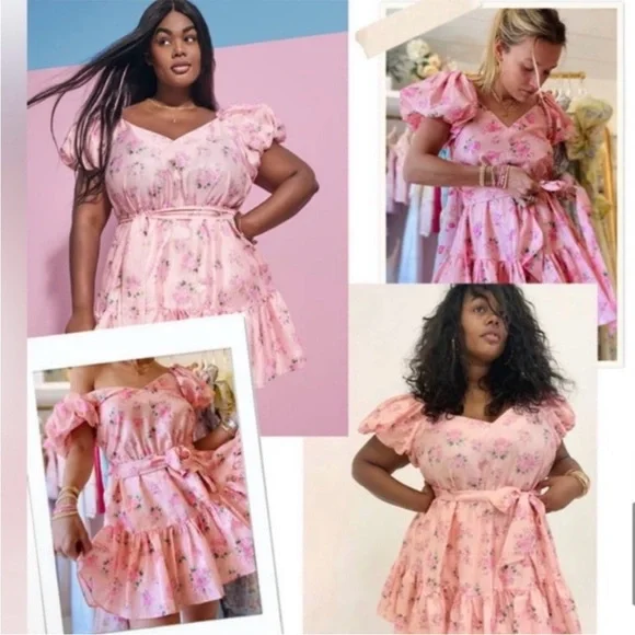 LoveShackFancyxTarget Cécile Puff Sleeve Dress - Picture 8 of 9